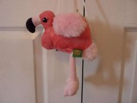 Wild Republic Purse - Flamingo Soft Toy Purse - 16cm