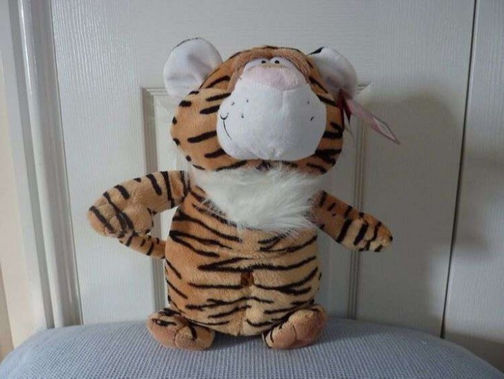 Tiger Plush Toy - Keel Toys - The Podgeys - 35cm - Click Image to Close