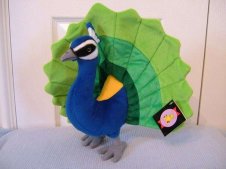 Peacock Plush Toy - Dowman - Soft Toy Peacock - 33cm