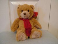 Boris - Teddy Bear with scarf - Keel Toys - 28cm