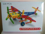 3 x Plastic Construction / Gadget Kits - Plane - Motorbike