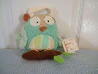 Plush Owl - Door Knob Hanger - Russ Berrie - Jungleloo