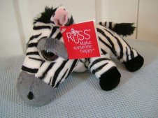 Zebra Soft Toy - Stripes : Lil Peepers - Russ Berrie