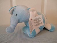 Roundz - Elephant - Russ Berrie - 8.5 inch