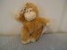 Monkey Backpack / Bag Clip / Keyring - L.Brown - Russ Berrie