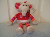 Plush Elephant - Little Luvins - Russ Berrie - 30cm