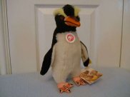 Steiff Stuffed Animals - Plush Penguin - Hippie - Mohair