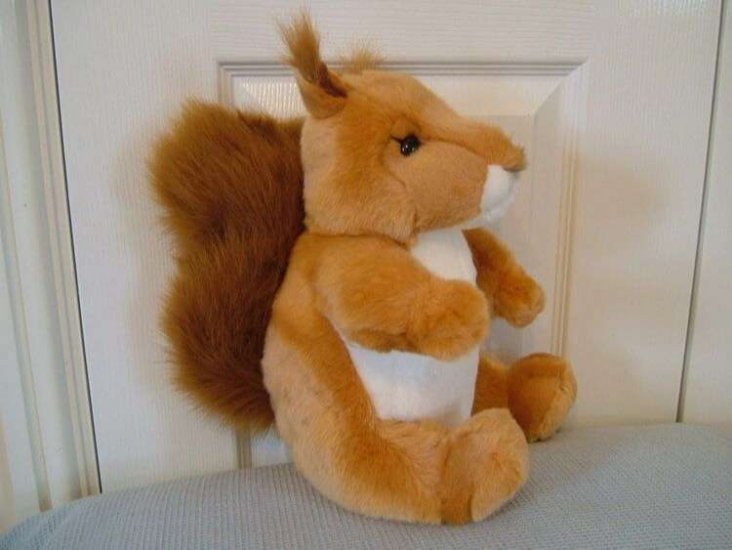 Red squirrel soft sale toy