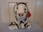 White Tiger - Keel Toys - Plush Toy - Sitting - 30cm