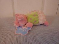Soft Toy Pig - Babys Rattle - Aurora World