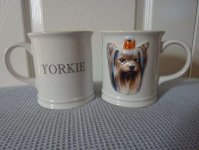 Yorkshire Terrier Mug - 3D Raised Face - Ceramic Dog Mug
