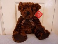 Traditional Brown Teddy Bear with Ribbon - Russ Berrie