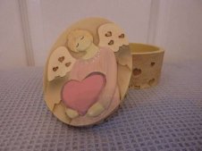 Angel Christian - Trinket Box - Heart Song - Russ Berrie