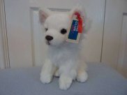 Papillon Soft Toy Dog - Anna Club Plush - 28cm