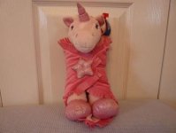 Unicorn Plush: Pink Horse in a Blanket - Anna Club Plush -