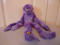 Hanging Monkey - Wild Republic - Plush Mauve Toy - 43cm