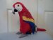 Parrot Soft Toy - Dowman - Red - 30cm