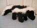 Skunk Toy - Dowman - Soft Toy - 10 inch