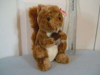 Ty Stuffed Animals - Nutty - Ty Squirrel - Beanie Buddy